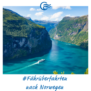Fährverbindungen Norwegen – Die schönsten Routen Fährüberfahrten nach Norwegen- Beitragsbild.