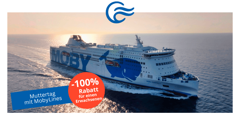 Muttertagsangebot mit Moby Lines